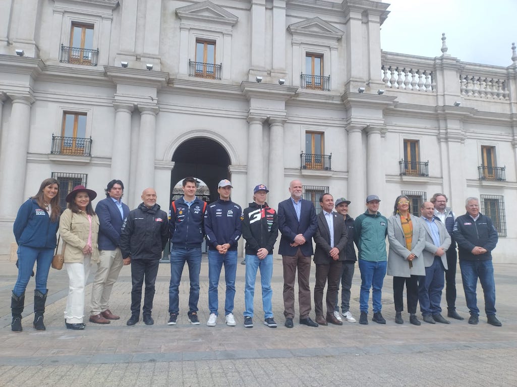 Pilotos del Mundial de Rally Chile – Biobío visitaron el Palacio de La Moneda