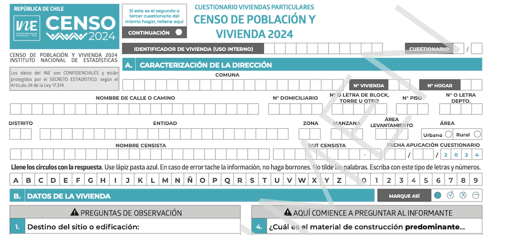 Directora del INE Biobío explica aspectos del Cuestionario del Censo de Población y Vivienda 2024