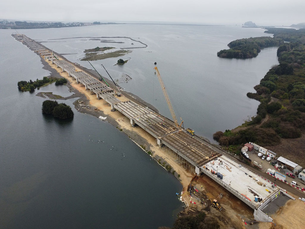 Llamado a evitar paralización de obras del Puente Industrial realiza AGOP Biobío 