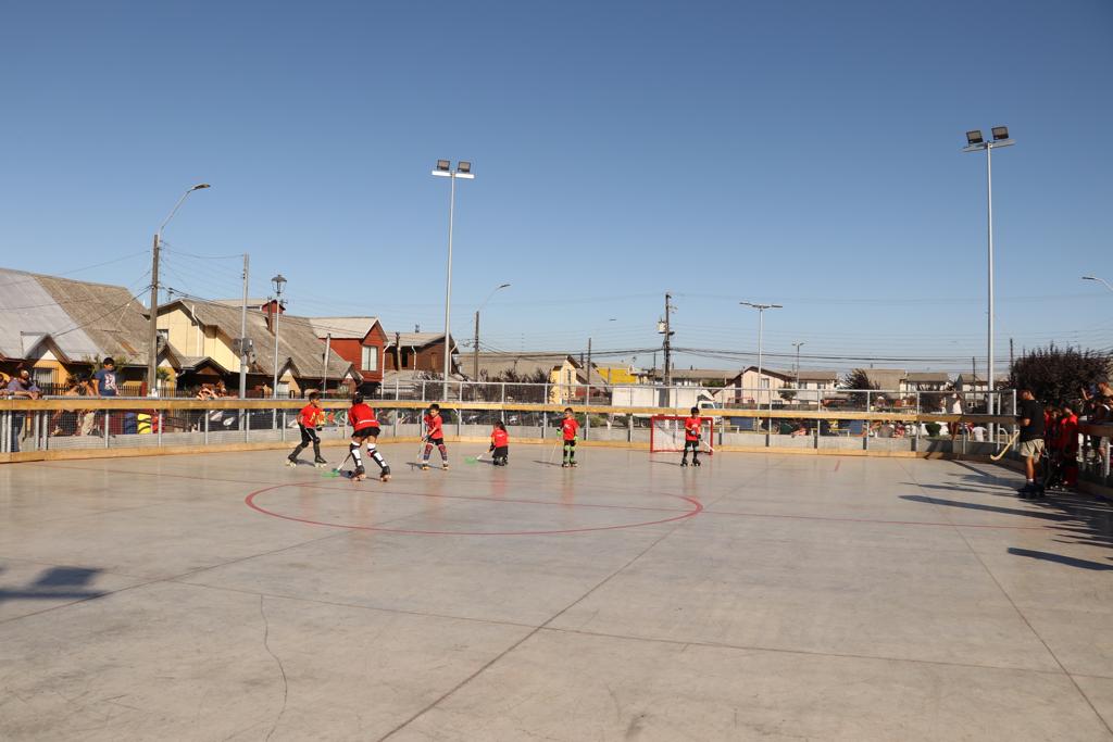 $260 millones invierte Talcahuano en nueva pista de patinaje de Salinas